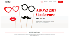 Desktop Screenshot of conference.adonz.co.nz