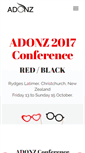 Mobile Screenshot of conference.adonz.co.nz